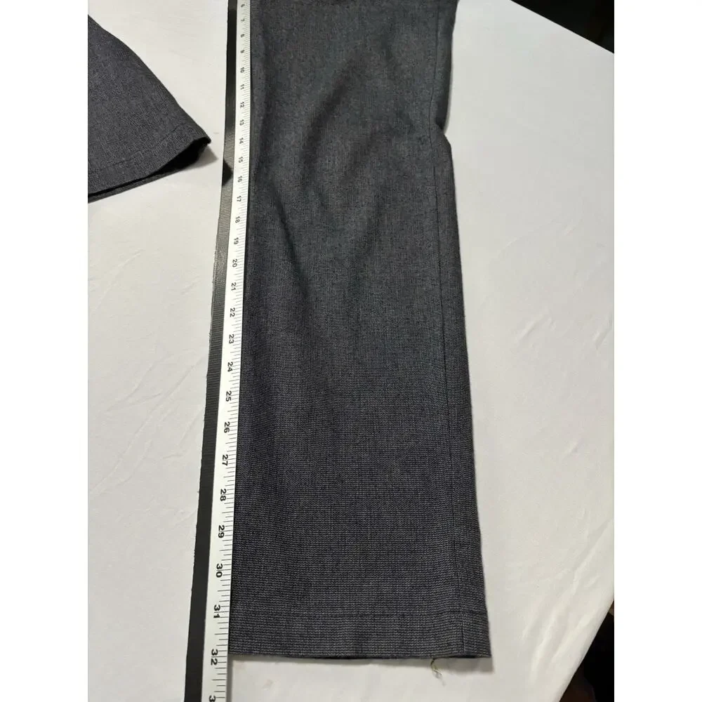 Bugatti Mens Modern Dress Pants 34X32 Blue Slim Fit Straight Leg Business Office